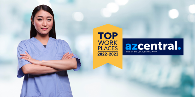 Springboard Health AZCentral Top Work Places Award 2023